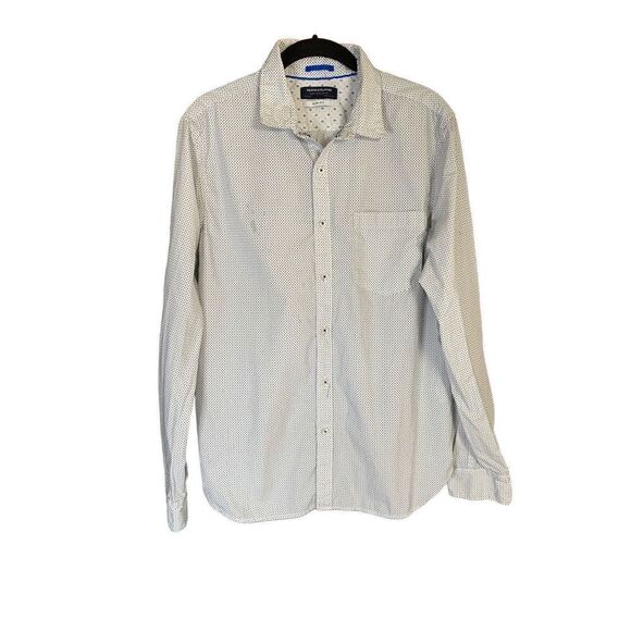 Denim & flower men’s slim fit, button-down shirt, size large - Picture 2 of 4